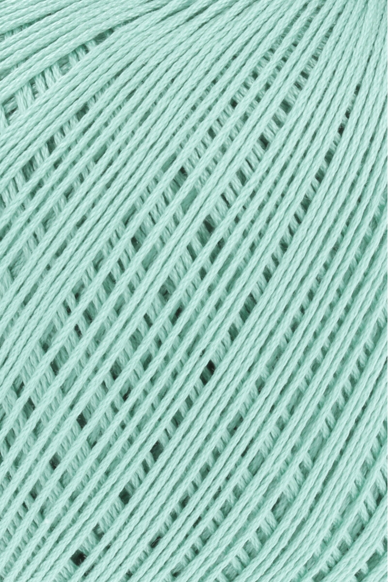 Lang Yarns Marisa – 100% Egyptian cotton yarn, 50g/210m – Mint (0174) – detail