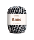 Circulo ANNE - 100% mercerized Cotton Yarn, 500m / 147g - Ball of yarn with 'Circulo Anne' label on a white background