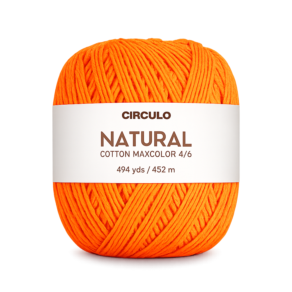 Circulo Natural Cotton Maxcolor (Barroco) 6 – Hilo 100 % algodón, 452 m / 400 g