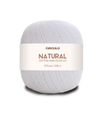 Circulo Natural Cotton Maxcolor (Barroco) 4/4 100% Cotton Yarn for Crochet and Knitting, 338m/200g - Leo Hobby - Ball of yarn with 'Circulo' label on a white background
