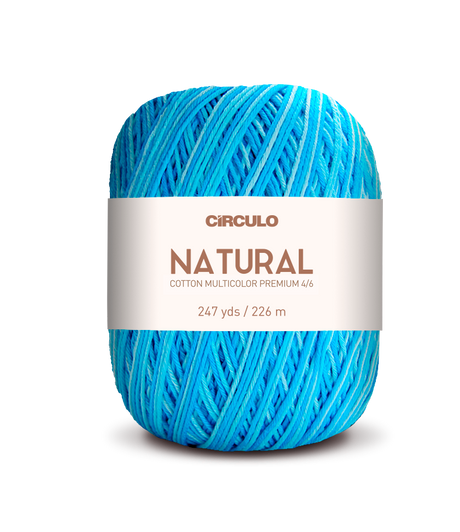 Circulo Barroco Multicolor Premium 4/6 - Brazilian Cotton Yarn, 226m/200g