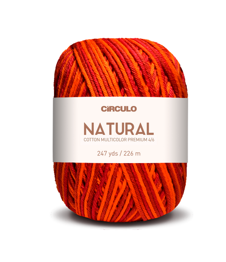 Circulo Barroco Multicolor Premium 4/6 - Brazilian Cotton Yarn, 226m/200g