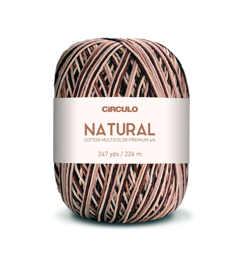 Circulo Barroco Multicolor Premium 4/6 - Brazilian Cotton Yarn, 226m/200g