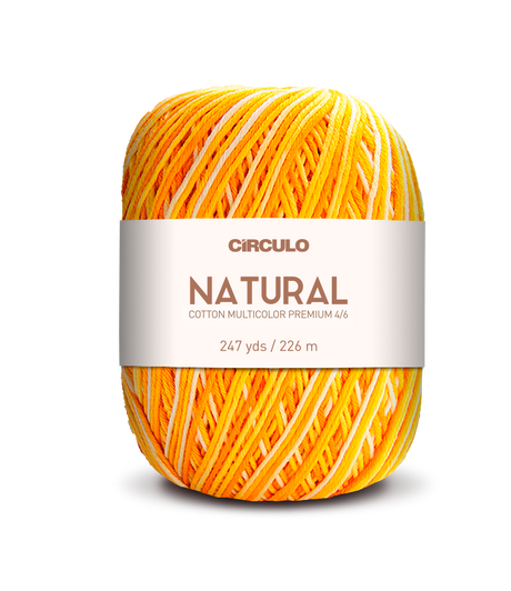Circulo Barroco Multicolor Premium 4/6 - Brazilian Cotton Yarn, 226m/200g