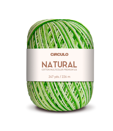 Circulo Barroco Multicolor Premium 4/6 - Brazilian Cotton Yarn, 226m/200g