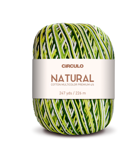 Circulo Barroco Multicolor Premium 4/6 - Brazilian Cotton Yarn, 226m/200g