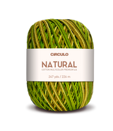 Círculo Barroco Multicolor Premium 4/6 – Filato di cotone brasiliano (226m / 200g)