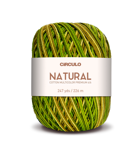 Circulo Barroco Multicolor Premium 4/6 - Brazilian Cotton Yarn, 226m/200g