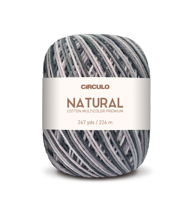 Círculo Barroco Multicolor Premium 4/6 – Filato di cotone brasiliano (226m / 200g)