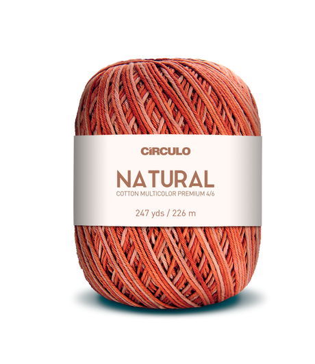 Circulo Barroco Multicolor Premium 4/6 - Brazilian Cotton Yarn, 226m/200g