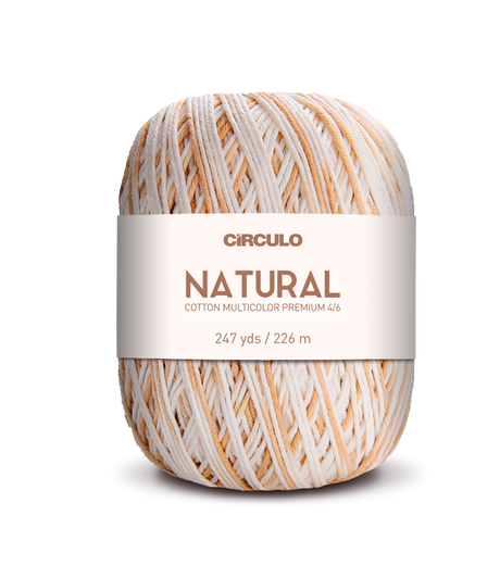 Circulo Barroco Multicolor Premium 4/6 - Brazilian Cotton Yarn, 226m/200g