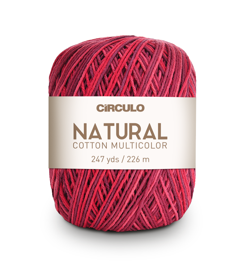 Círculo Natural Cotton Multicolor 4/6 – Baumwollgarn (226 m / 200 g)