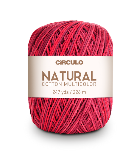Círculo Natural Cotton Multicolor 4/6 – Baumwollgarn (226 m / 200 g)