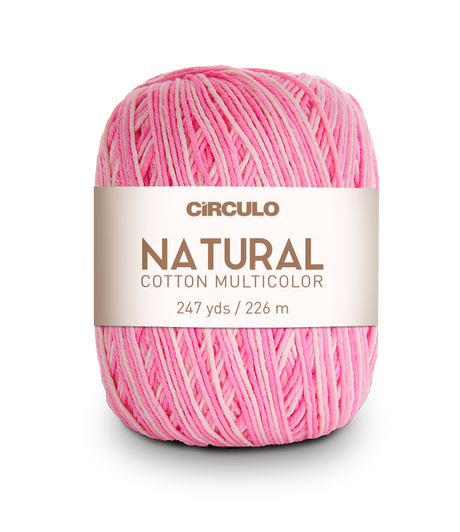 Círculo Natural Cotton Multicolor 4/6 – Baumwollgarn (226 m / 200 g)