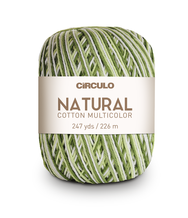 Círculo Natural Cotton Multicolor 4/6 – Baumwollgarn (226 m / 200 g)
