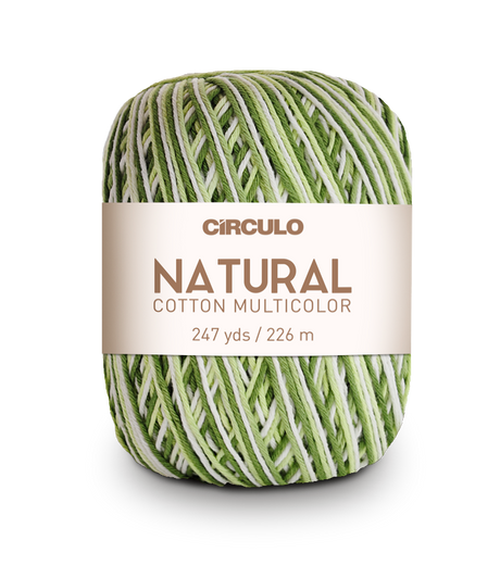 Círculo Natural Cotton Multicolor 4/6 – Baumwollgarn (226 m / 200 g)