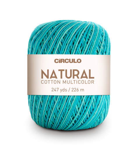 Círculo Natural Cotton Multicolor 4/6 – Baumwollgarn (226 m / 200 g)