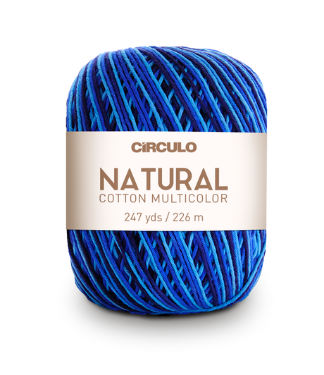 Círculo Natural Cotton Multicolor 4/6 – Baumwollgarn (226 m / 200 g)