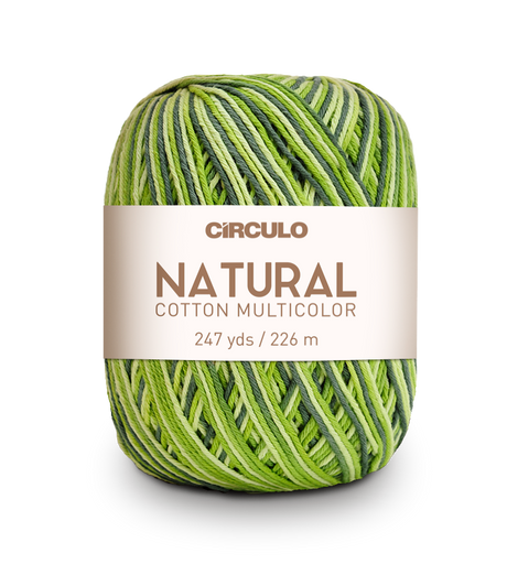 Círculo Natural Cotton Multicolor 4/6 – Baumwollgarn (226 m / 200 g)