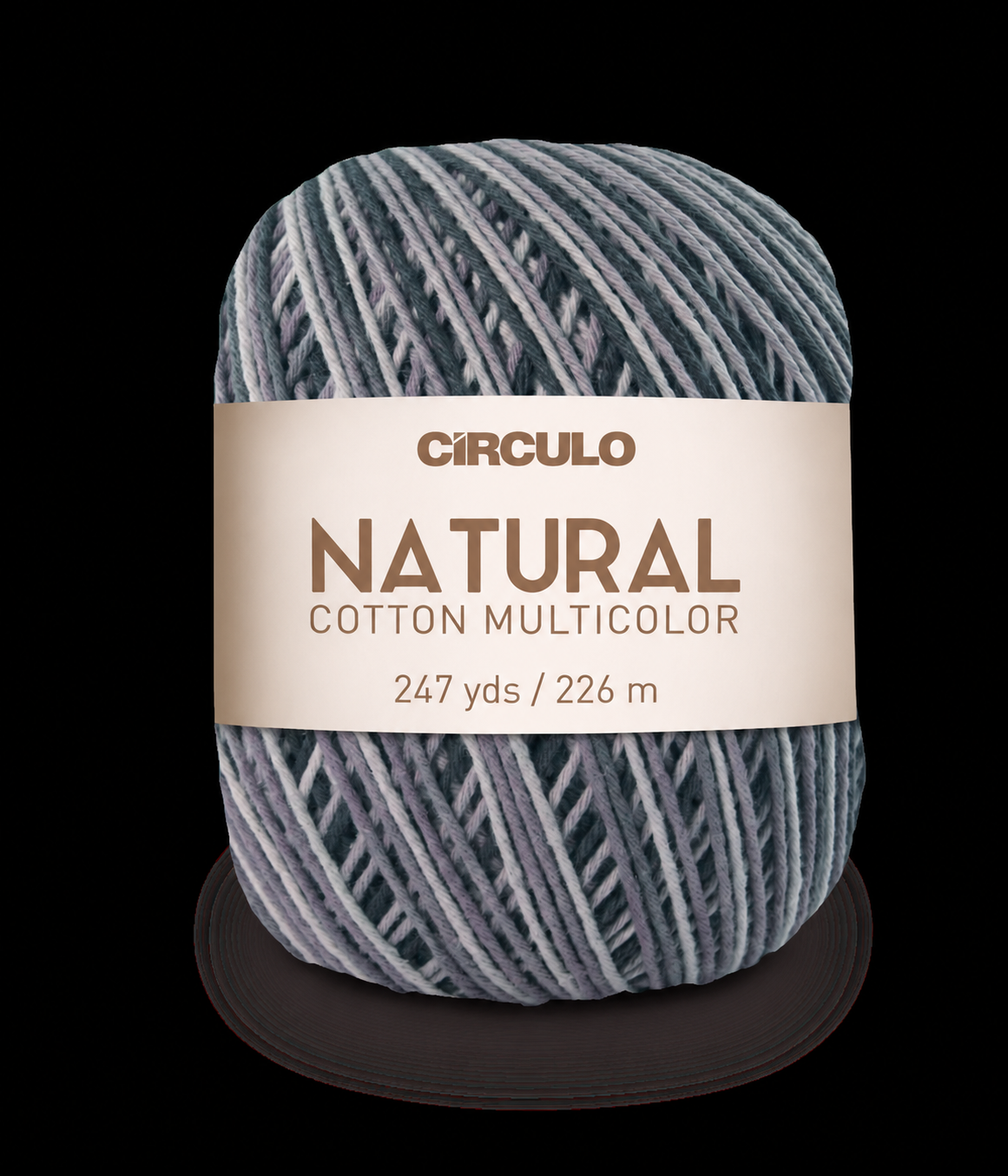 Círculo Natural Cotton Multicolor 4/6 – Baumwollgarn (226 m / 200 g)