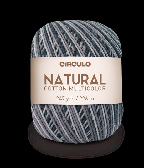 Círculo Natural Cotton Multicolor 4/6 – Baumwollgarn (226 m / 200 g)