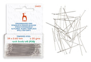 Pony Colour Head Dressmaker Pins – 34 × 0.60 mm, 20 g