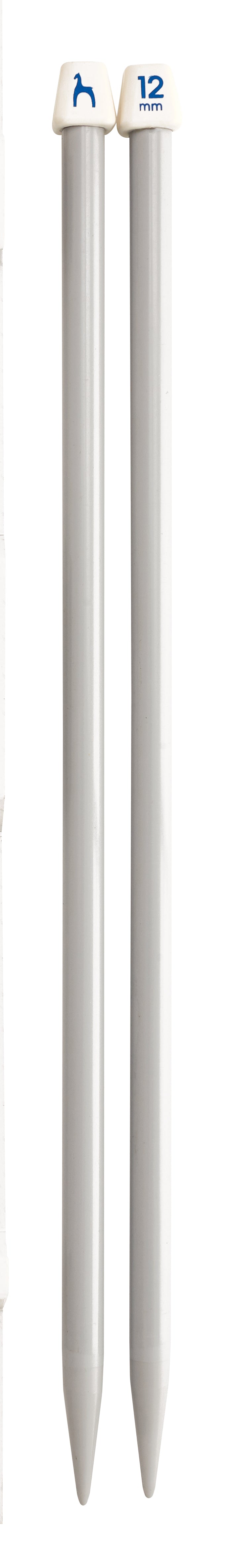 Pony Classic Plastic Single Pointed Knitting Needles – 40 cm, 12.00 mm – additional product view