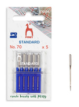 Pony Sewing Machine Needles, Standard, No. 70 / 5 pcs