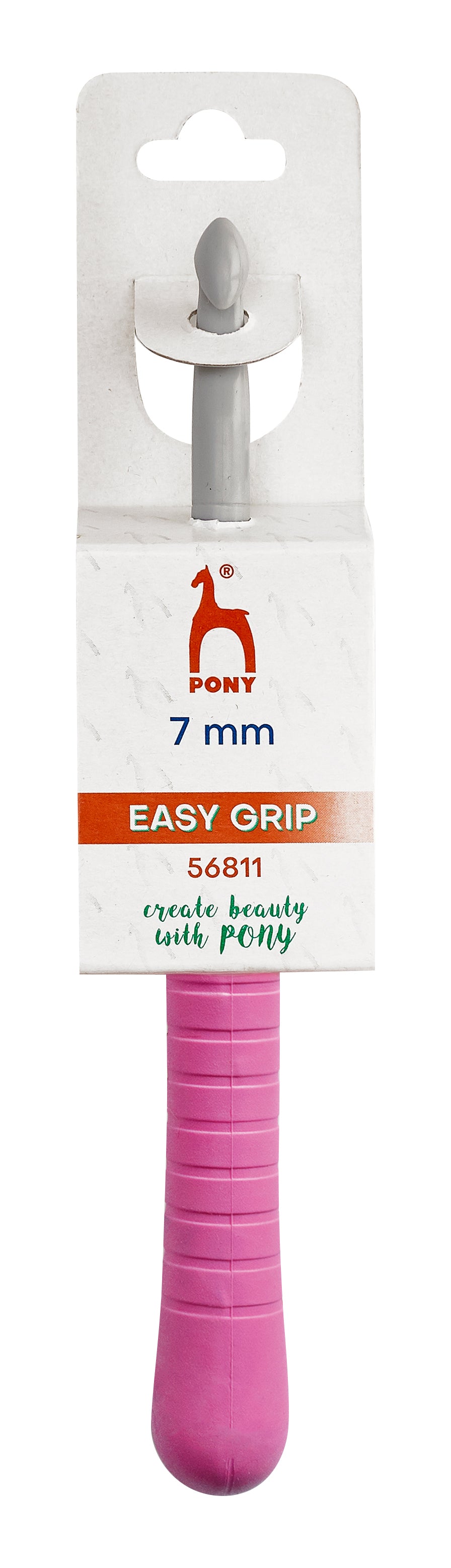 Pony Easy Grip Aluminium Crochet Hooks – 2 to 10 mm, 7.00 mm