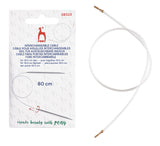 Pony Cables for Interchangeable Knitting Needles, 10.5 cm tips, 80 cm