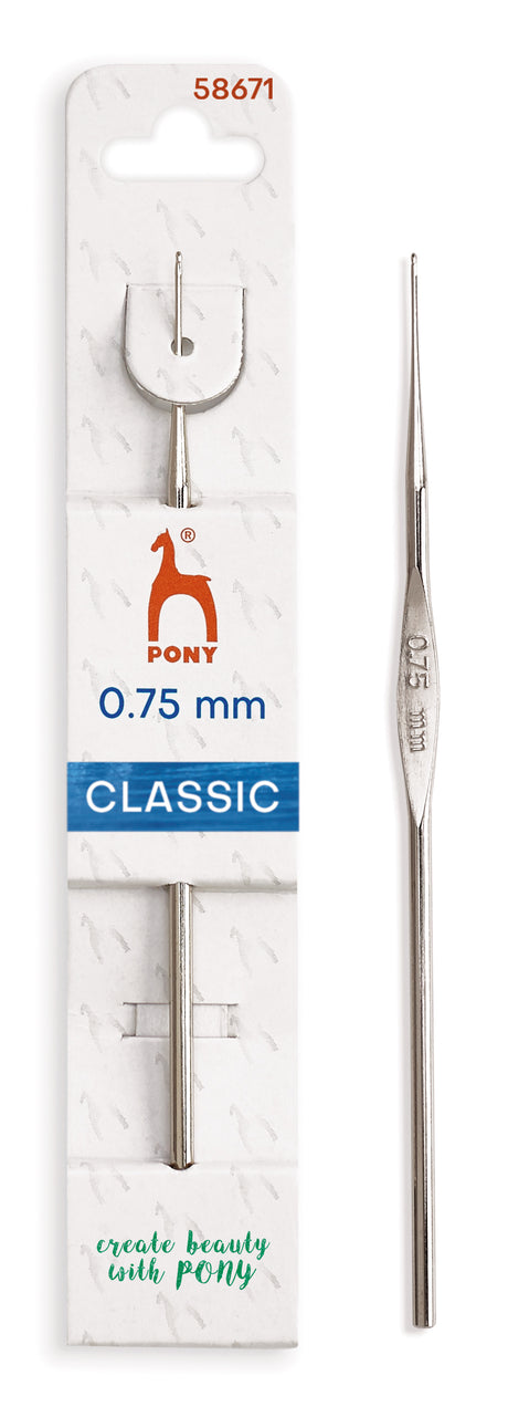 Pony ganchillos de acero – 12 cm