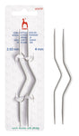 Pony Bent Aluminium Cable Needles – Small, Small