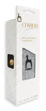 Pony Chazidra Accessories Felt Gift Case – Black/Grey, Black/Grey