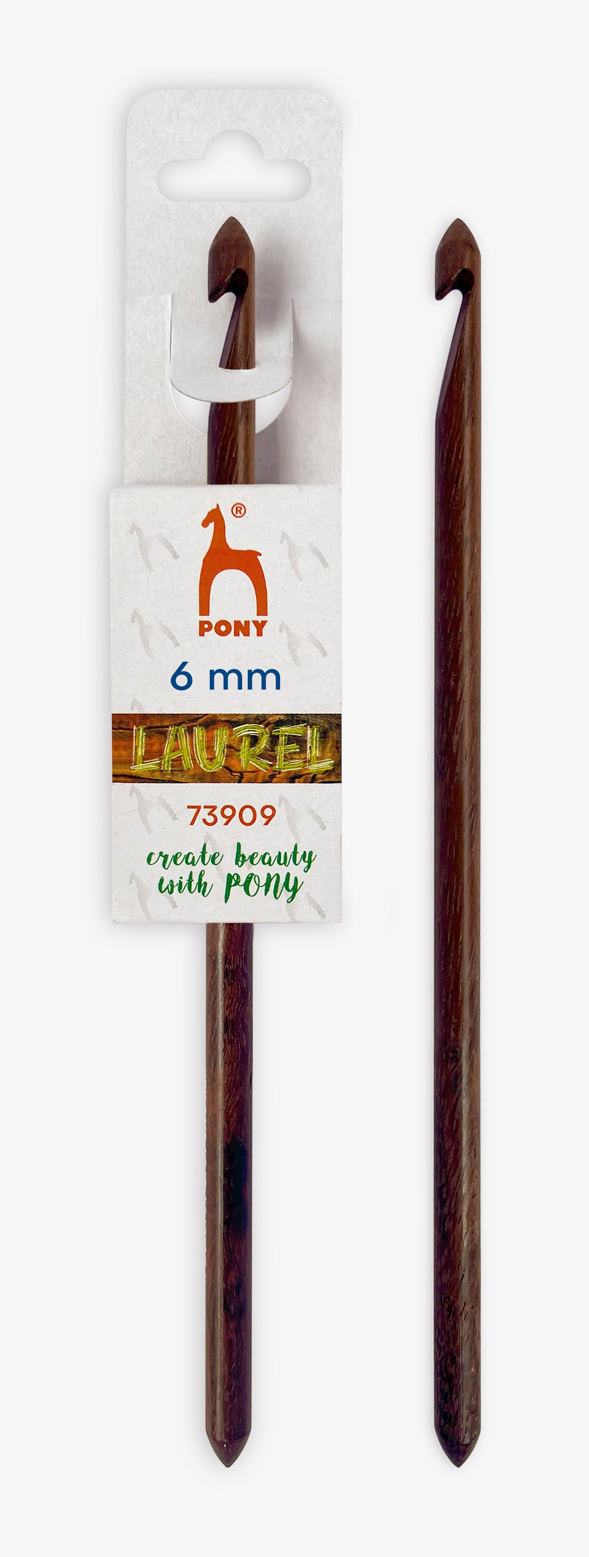 Pony Laurel Crochet Hooks – 15 cm, 6.00 mm