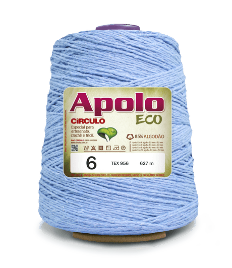Apolo Eco 4/6 Cotton Cord Yarn – Ideal for Crochet Bags & Home Decor (600g) - Leo Hobby