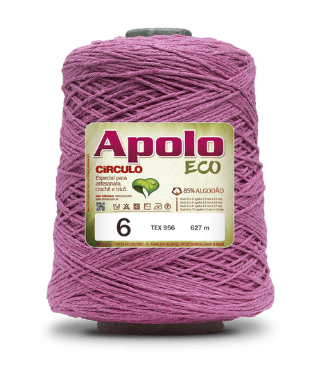 Apolo Eco 4/6 Cotton Cord Yarn – Ideal for Crochet Bags & Home Decor (600g) - Leo Hobby