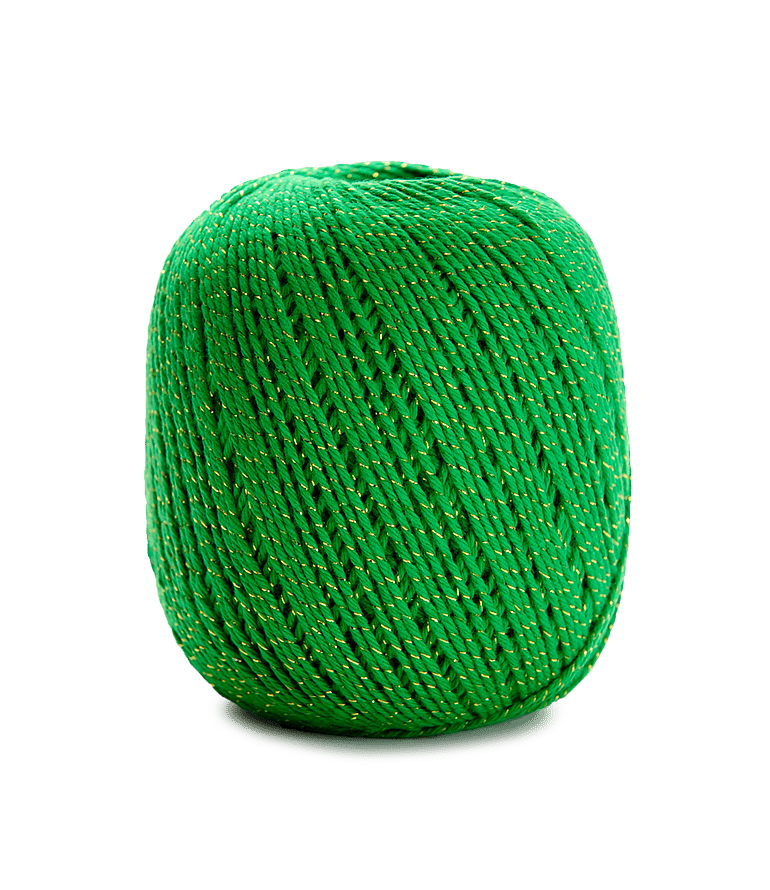 Círculo Barroco Maxcolor Sparkle – Cotton Yarn with Metallic Shine (200g) - Leo Hobby