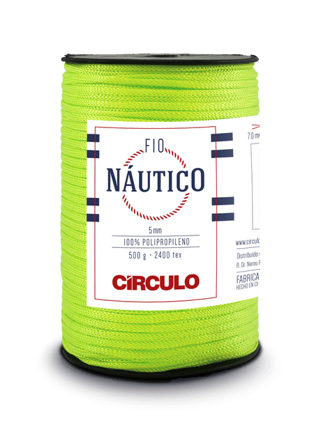Circulo Fio Nautico 5mm Yarn for Crocheting 208m/500g - Leo Hobby