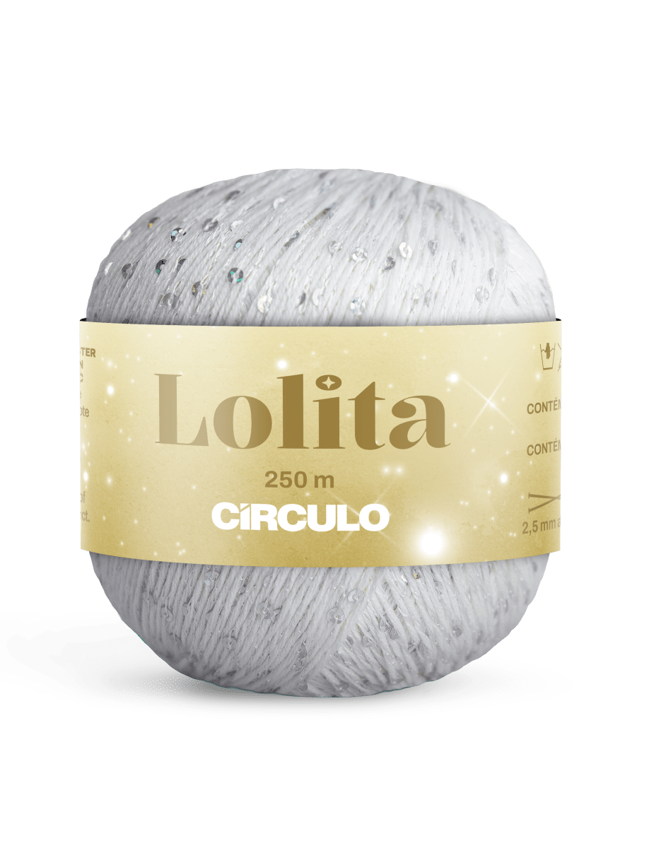 Circulo Lolita Sequin Yarn, 250m/100 g - Leo Hobby
