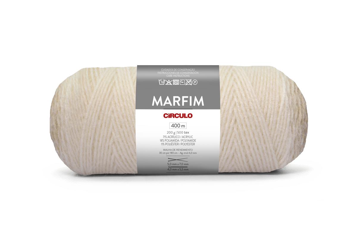 Círculo Marfim - Soft Gradient Yarn with Cashmere Touch (200g) - Leo Hobby