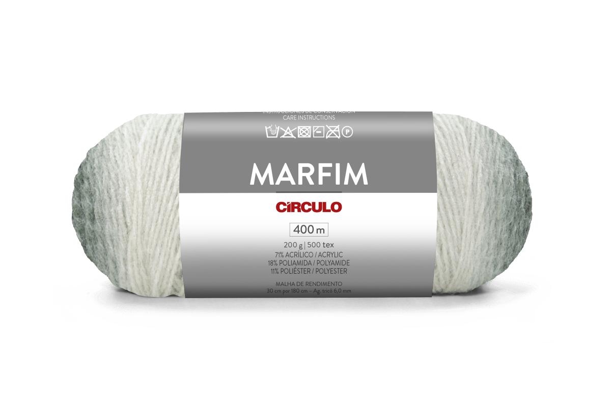 Círculo Marfim - Soft Gradient Yarn with Cashmere Touch (200g) - Leo Hobby