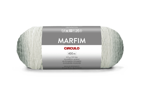 Círculo Marfim - Soft Gradient Yarn with Cashmere Touch (200g) - Leo Hobby