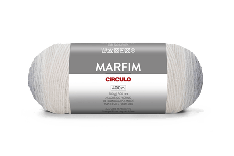 Círculo Marfim - Soft Gradient Yarn with Cashmere Touch (200g) - Leo Hobby
