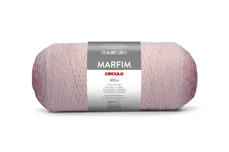 Círculo Marfim - Soft Gradient Yarn with Cashmere Touch (200g) - Leo Hobby