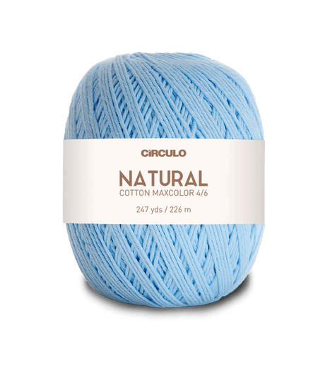 Circulo Natural Cotton Maxcolor (Barroco) 4/6 100% Cotton Yarn for Crochet and Knitting, 226m/200g - Leo Hobby Marketplace