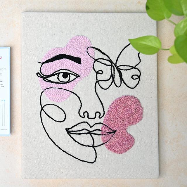 KnitPro Punch Needle Frames Set, Pre-Stretched Rectangles