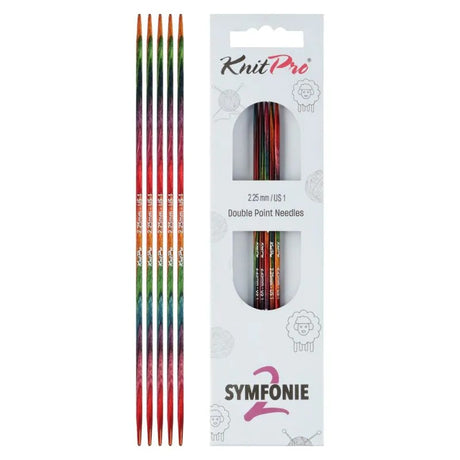 KnitPro Symfonie 2 double pointed knitting needles, 2.25 mm
