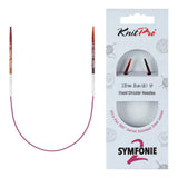 KnitPro Symfonie 2 fixed circular knitting needles, 25 cm, 2.25 mm