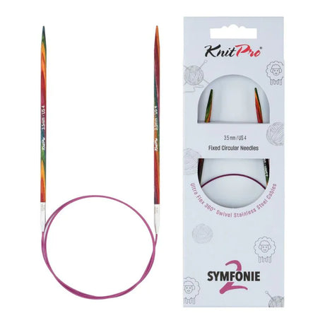 KnitPro Symfonie 2 fixed circular knitting needles, 3.50 mm