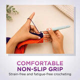 KnitPro VYBE lightweight ergonomic crochet hook for comfortable crocheting
